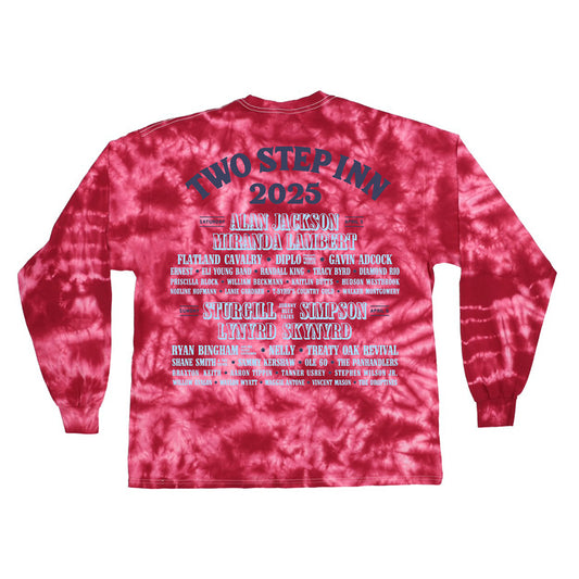 Cowboy Cactus Longsleeve Lineup Tie Dye Tee