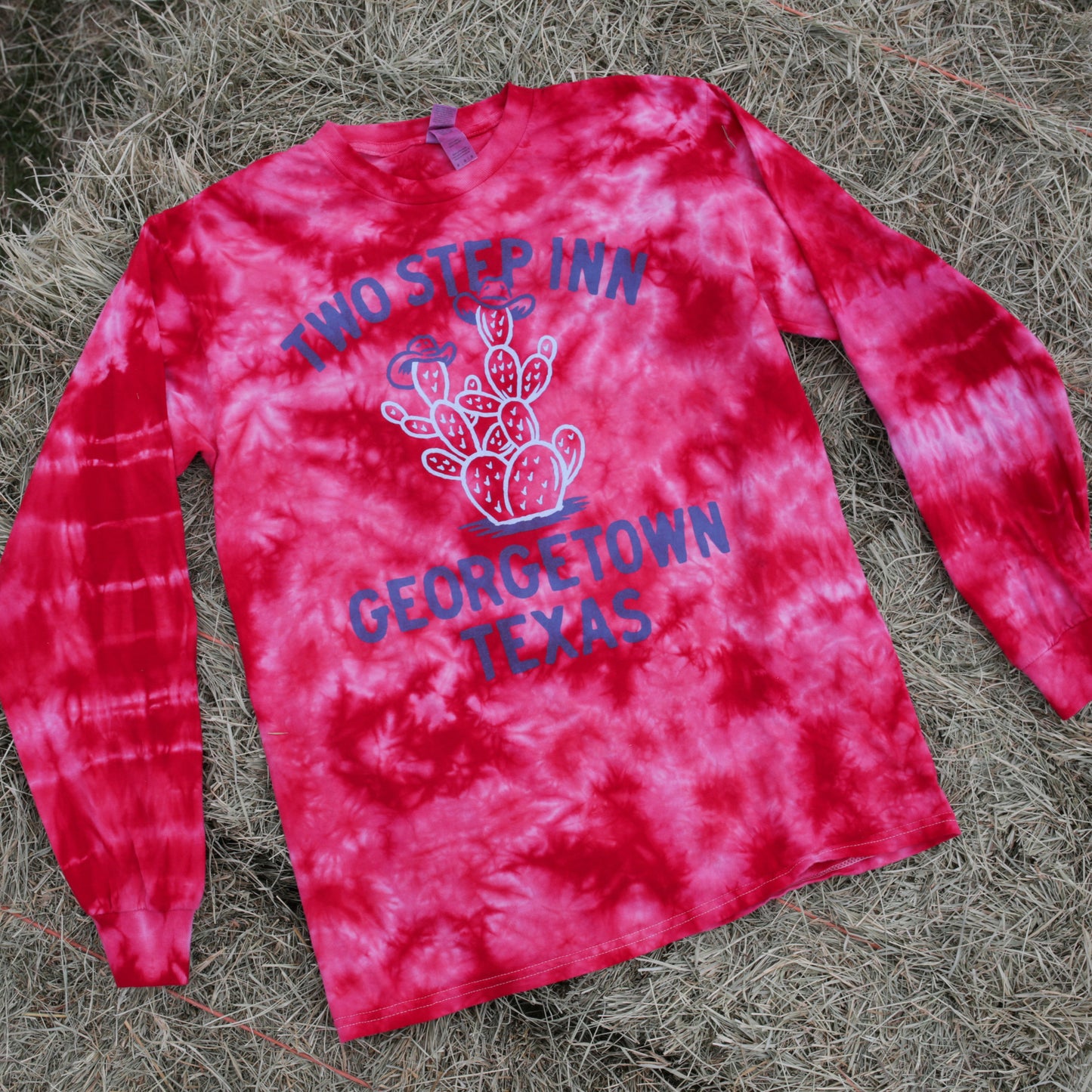 Cowboy Cactus Longsleeve Lineup Tie Dye Tee