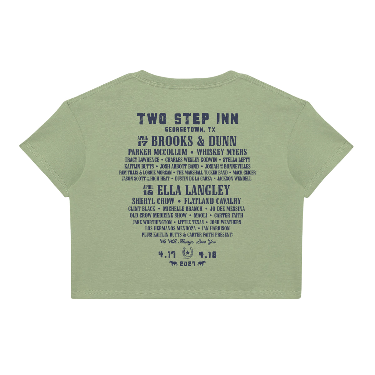 Women's Packhorse Lineup Crop Tee