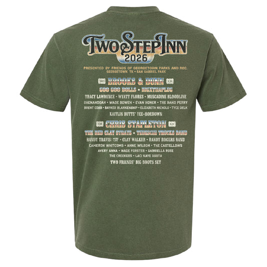 Snake Lineup Tee - Hemp Green