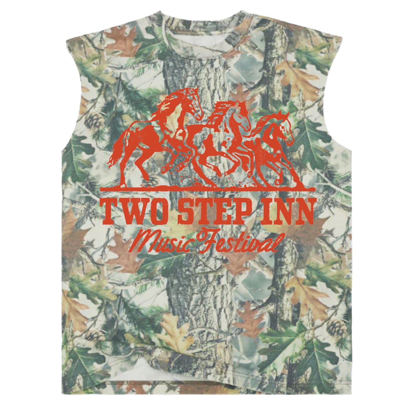 Running Horses Muscle Tee
