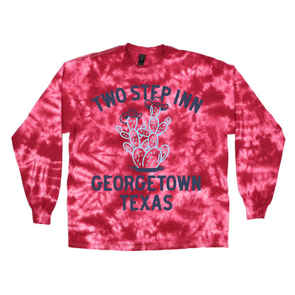 Cowboy Cactus Longsleeve Lineup Tie Dye Tee