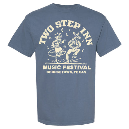 Two Steppers Tee - Blue Jean (No Lineup)