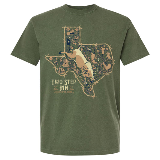 Lone Star Bull Lineup Tee (Pre-Order)