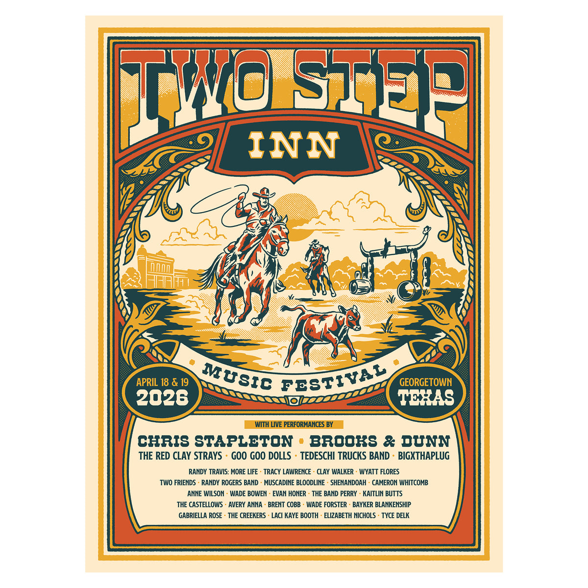 Step Event Poster 2026 Two Step Inn Commemorative Poster – Two Step Inn Festival